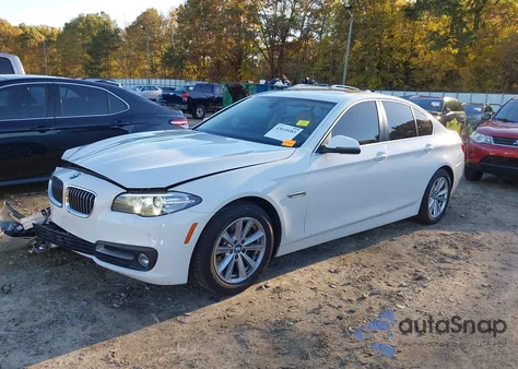 2016 BMW 528I z USA, uszkodzony, nr VIN WBA5A5C58GG347937